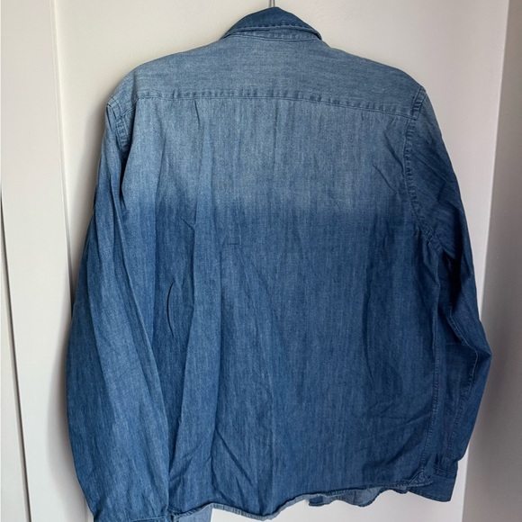 Express light Denim Button-Up Shirt - Picture 4 of 4